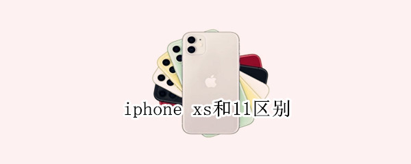iphone xs和11区别