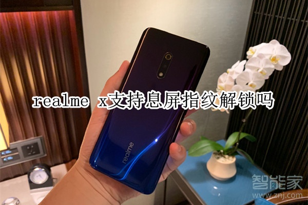 realme x支持息屏指纹解锁吗