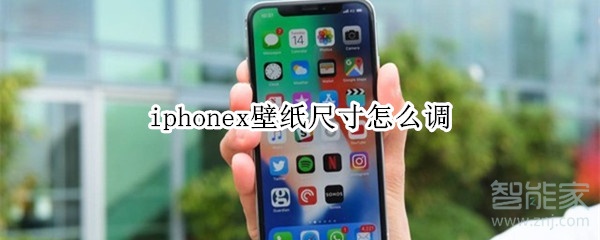 iphonex壁纸尺寸怎么调