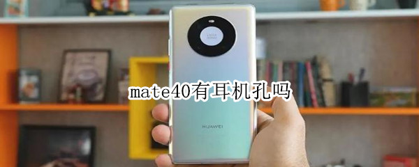 mate40有耳机孔吗