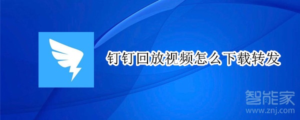 钉钉回放视频怎么下载转发