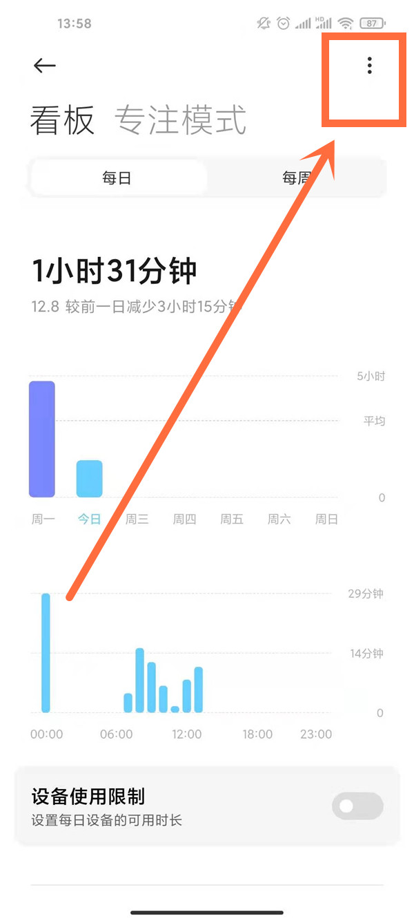 miui12怎么关闭屏幕时间管理