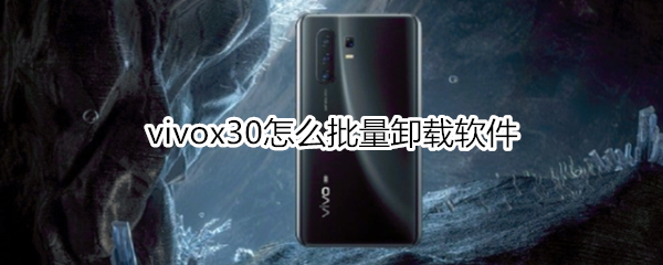 vivox30怎么批量卸载软件