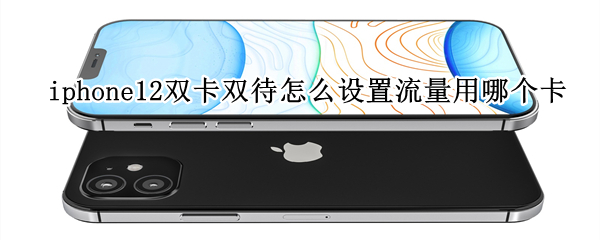 iphone12双卡双待怎么设置流量用哪个卡