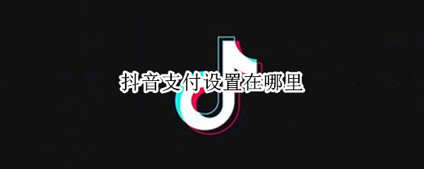 抖音支付设置在哪里