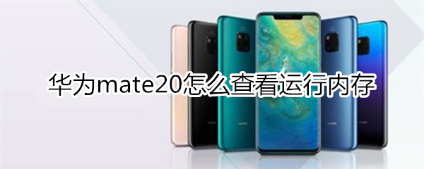 mate20显示运行内存