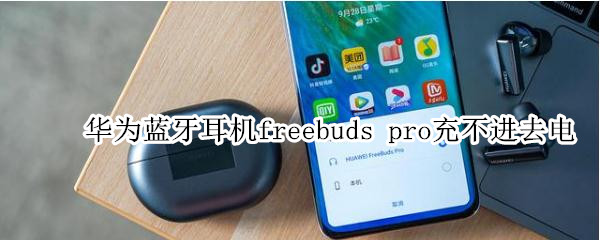 华为蓝牙耳机freebuds pro充不进去电