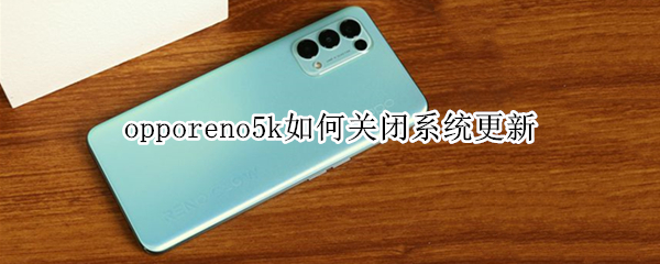 opporeno5k如何关闭系统更新