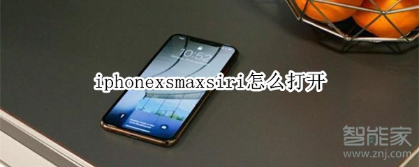 iphonexsmaxsiri怎么打开