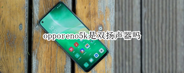 opporeno5k是双扬声器吗