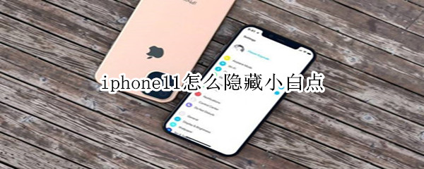 iphone11怎么隐藏小白点