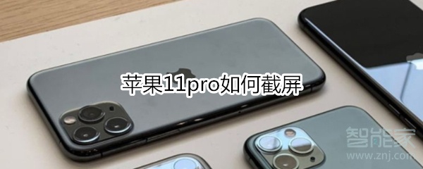 苹果11pro如何截屏