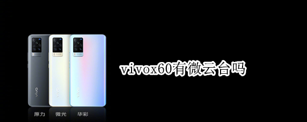 vivox60有微云台吗