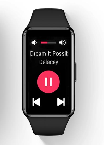 华为手环6pro能听歌吗