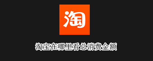 淘宝在哪里看总消费金额