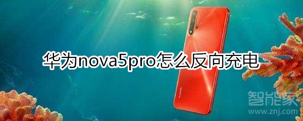 华为nova5pro怎么反向充电