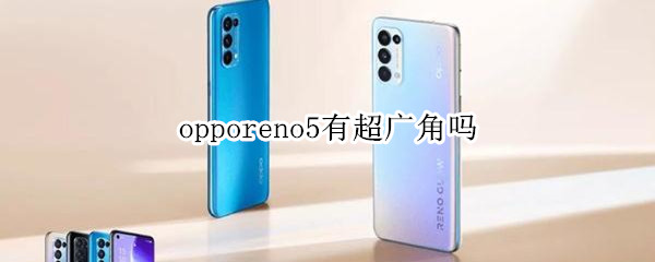 opporeno5有超广角吗