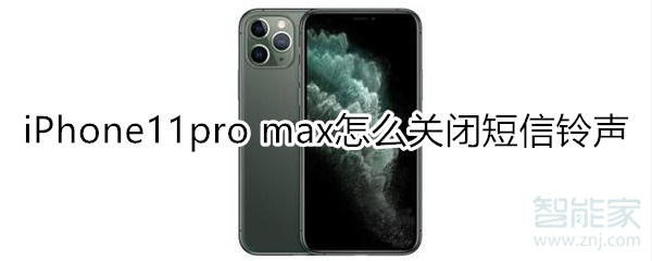 iPhone11pro max怎么关闭短信铃声通知