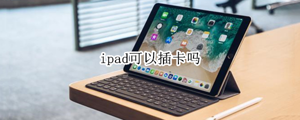 ipad可以插卡吗