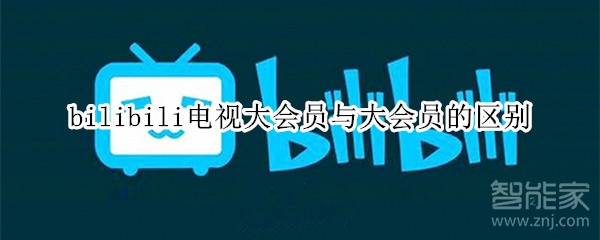 bilibili电视大会员与大会员的区别