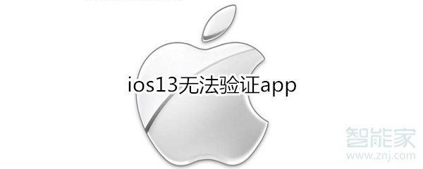 ios13无法验证app