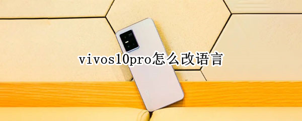 vivos10pro怎么改语言