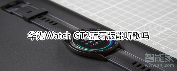 华为Watch GT2蓝牙版能听歌吗