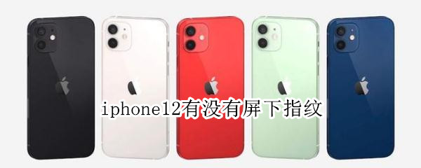 iphone12有没有屏下指纹