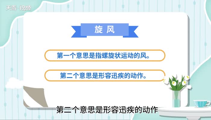 旋风的意思 旋风的意思是什么