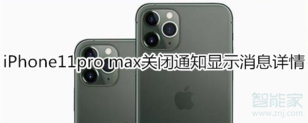 iPhone11pro max怎么关闭通知显示消息详情