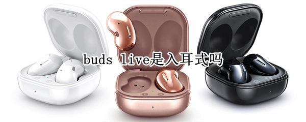 buds live是入耳式吗