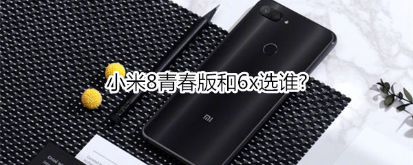 小米8青春版和6x选谁?