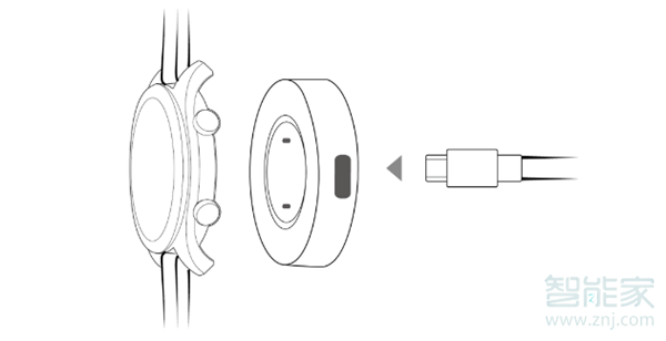 华为watch gt2怎么充电