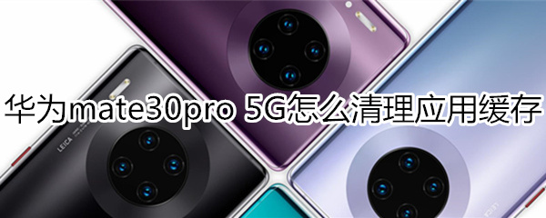 华为mate30pro 5G版怎么清理应用缓存