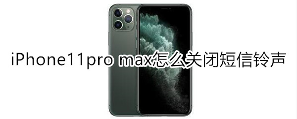 iPhone11pro max怎么关闭短信铃声通知