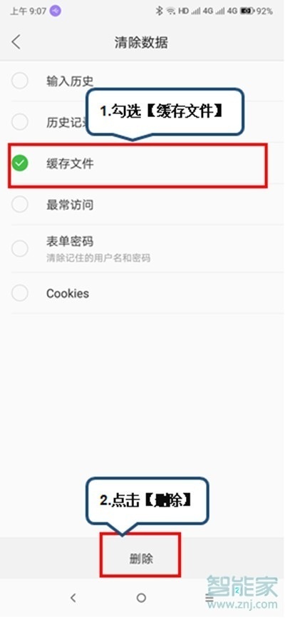 vivoy7s怎么清除浏览器缓存