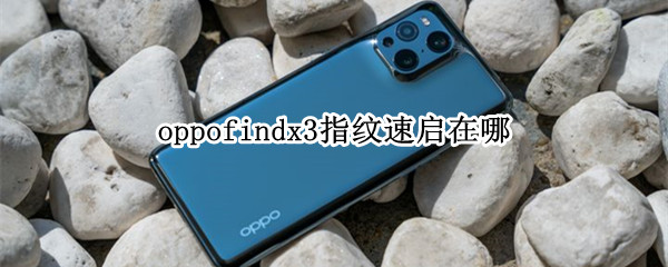 oppofindx3指纹速启在哪