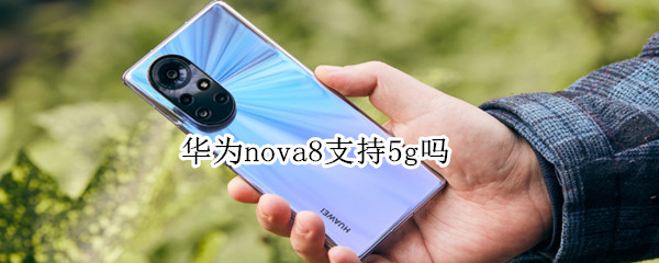 华为nova8支持5g吗