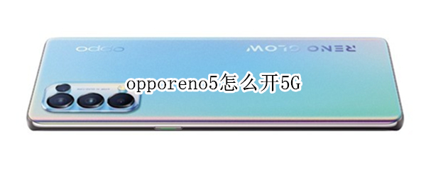 opporeno5怎么开5G