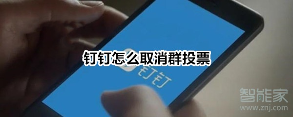 钉钉怎么取消群投票