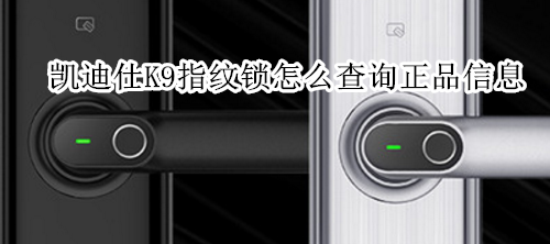 凯迪仕K9指纹锁怎么查询正品信息