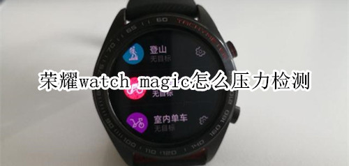 荣耀watch magic怎么压力检测