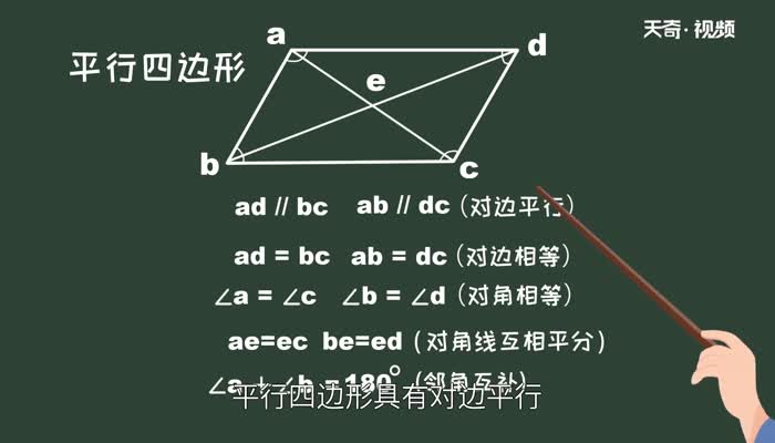 平行四边形的判定 判定平行四边形的方法