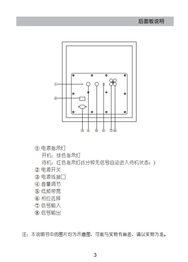 漫步者T5多媒体音响产品使用说明书