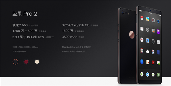 坚果Pro2哪个颜色好看