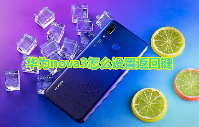 华为nova3怎么设置返回键