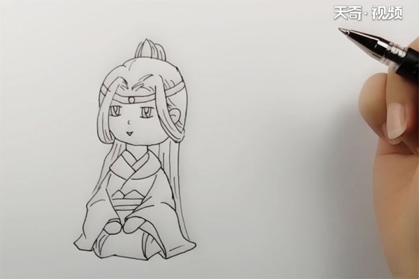 魔道祖师简笔画