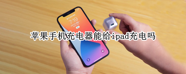 苹果手机充电器能给ipad充电吗 苹果ipad充电器可以给苹果手机充电吗