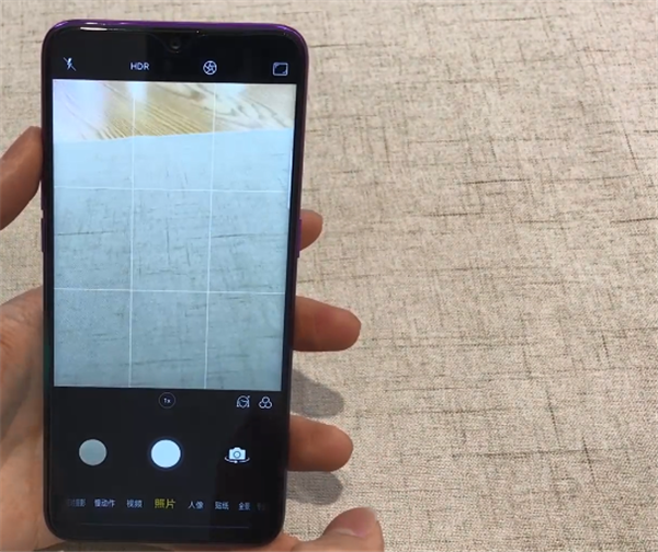 oppo怎么调九宫格拍照