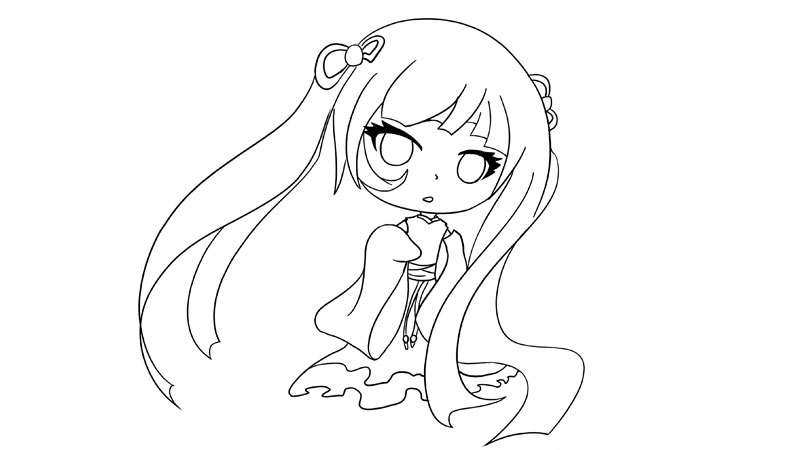 古装漫画人物简笔画